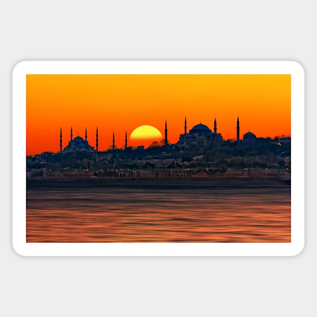 Bosphorus Evenings Sticker by bakikaracay